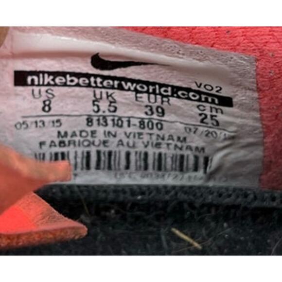 Mens Nike Metcon Flywire Cross Training Shoes Sneakers Size 8 Hyper Orange - Picture 6 of 6